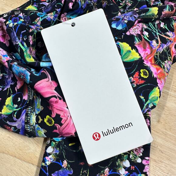 Lululemon Base Pace High-Rise Tight 28" Flowerscope Black Women's Size 2 NWT - Picture 9 of 12